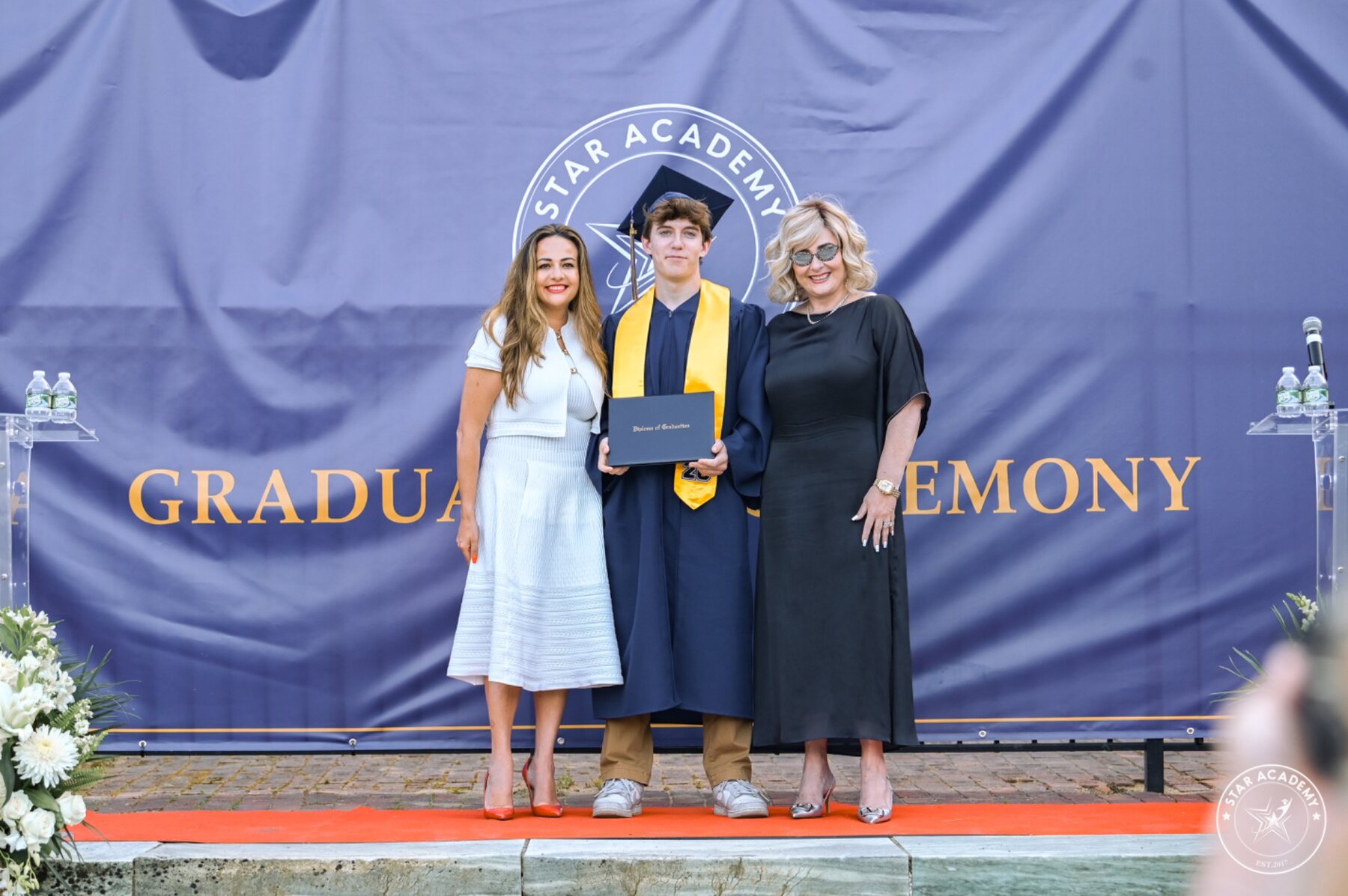 Star Academy graduate at commencement