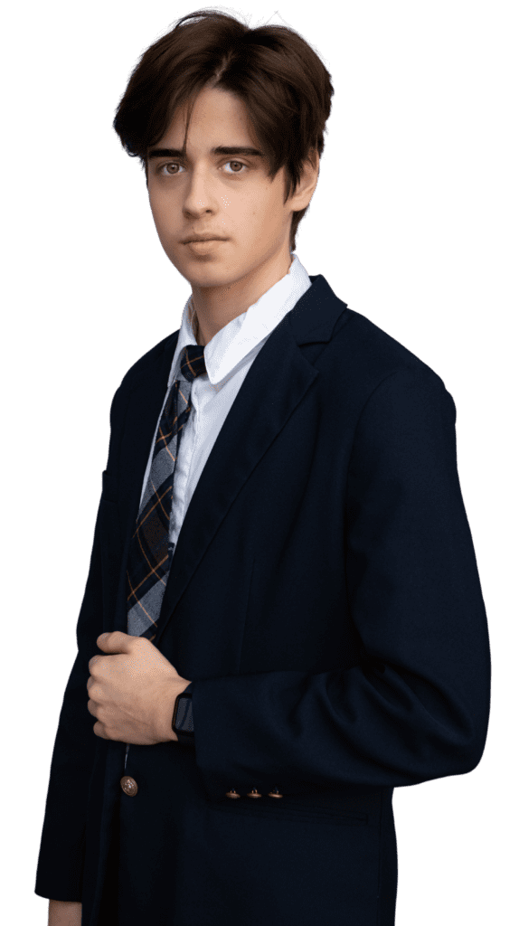 A Star Academy DECA student