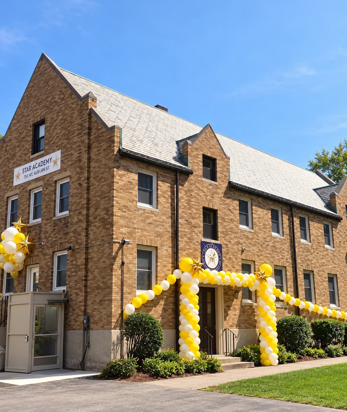 Star Academy Watertown Campus building on opening day, 2018